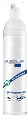 Spray Lavaggio a Secco Vestiti, Spray Detergente Senza Risciacquo, Detergente per Vestiti, Smacchiatore per Lavaggio a Secco, Dry Foam Cleaner, Dry Foam Cleaner Stain Remover, 100 ml
