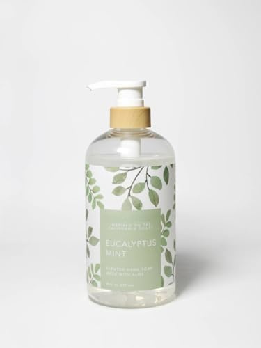 Sand & Fog, PREMIUM Liquid Hand Soap, Scent: EUCALYPTUS MINT (Cleans and Nourishes Skin, made with Aloe) - 20oz PUMP