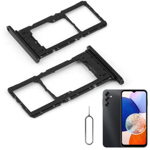 2PCS SIM Card Tray for Samsung Galaxy A14 5G SIM Card Slot Holder Replacement for Samsung Galaxy A14 5G SM-A146U A146U1 S146VL with Open Eject Pin