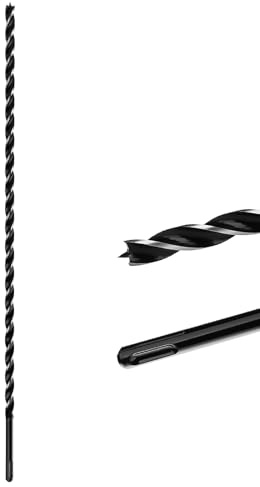 MOXPIFY Extra Long 12mm x 600mm Auger Drill Bit SDS Plus, SDS Wood Auger Drill Bits for Woodworking