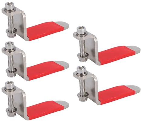 NOENNULL 5 Ganchos para Herramientas Neumáticas en Forma de L para Herramientas Neumáticas, Ganchos Ligeros de Acero Inoxidable para Pistola de Clavos de Aire, para Clavadoras de Aire,