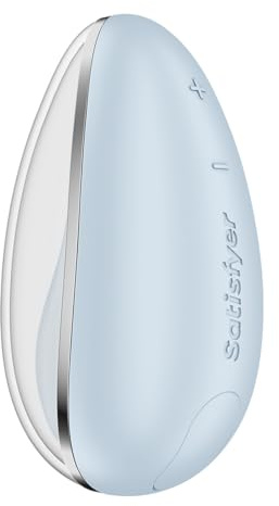 Satisfyer Drop To Go | Auflegevibrator für Frauen | 12 Vibrationsprogramme | Reisetauglich mit Schutzkappe | wasserdicht (IPX7) | Silikon Vibrator für klitorale Stimulation | Sex Spielzeug für Frauen