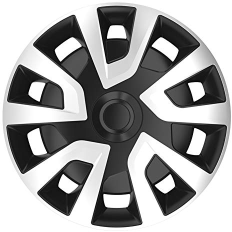 AUTO-STYLE Satz Radzierblenden Revo-VAN 16-Zoll Silber/Schwarz (Sphäre)