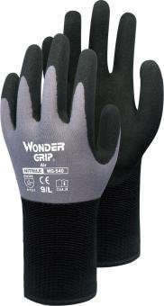 Wondergrip - Air-S - WG-540S Safety Gloves - Single Foam Nitrile Coating - Breathable Liner & High Grip - Optimised Fit - Lightweight & Comfortable - Black - Large