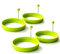 Jzhen 4 Pcs Moldes para Huevos fritos Tortitas Escalfados ect,Verde