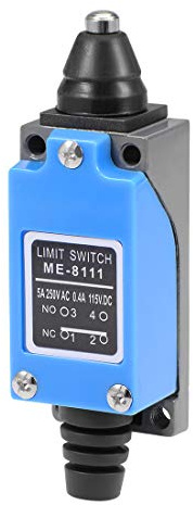 sourcing map ME-8111 Plunger Momentary Limit Switch 1NC+1NO for CNC Mill 3D printer Door Switch