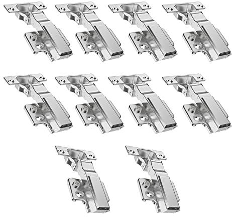 AOLISHENG 10 pezzi Cerniera Cerniere per Ante Cucina Ammortizzate, Armadietto Armadio Cerniera Ammortizzata 35mm, Chiusura Automatica, 100 Gradi, 5 paia