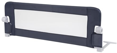 COSTWAY Griglia pieghevole per letto con cinghie regolabili, copertura in tessuto rimovibile e lavabile, pieghevole con un clic, protezione dalle cadute, pieghevole a 180°, per lettino, letto a molle