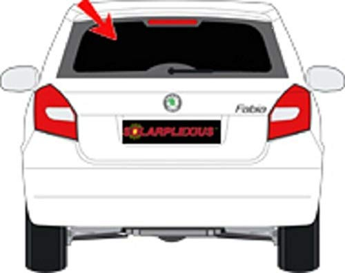 Solarplexius Auto-Sonnenschutz Scheiben-Tönung passgenau für Skoda Fabia II Typ 5J Bj. 07-14 Keine Folie 1x Heckscheibe