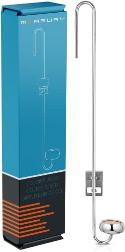 Measury CO2 Diffusor Aquarium aus Edelstahl, Diffuser Aquarium - 400mm
