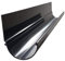 Renoplast® R50 Aluminium Gouttières | 200cm Graphite semi-circulaire | Gouttière Drainage de toit Profilés en tôle pliée| Gouttière pour abri de jardin Carport Terrasse| Protection contre la corrosion