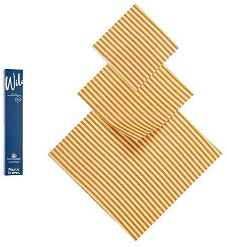 Wildwax Bio-Bienenwachstuch Starter-Set Honey