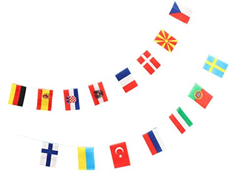 HOOTNEE Saiten Gedruckt Nationalflaggen Länder Flaggen Banner Für Wm-flaggen-banner Fan-party-