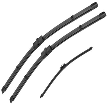 BLNETU Für VW Für Polo 9N 9N3 MK4 2003-2009 Vorne Hinten Scheibenwischerblätter Set Zubehör Windschutzscheibe Fenster 2005 2006 Ersatzwischblätter (Color : 9N 2003-2004, Größe : RHD)