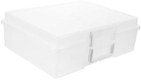 Amosfun Foto-aufbewahrungsbox Mit Deckel Kunststoff-organizer Für Fotos Und Postkarten Großes Fassungsvermögen Wiederverwendbar Zum Ordnen Von Kleinteilen Und Sammlerstücken