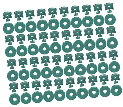 Milisten 50sätze Teiliges Gewächshaus Clips Mit Unterlegscheiben Für Pflanzenaufhängung Einfach Zu Befestigen Für Einsatz Verschiedenen Gewächshäusern Ohne Werkzeug Erforderlich