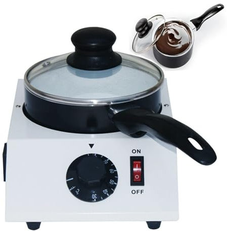 DRYIC Máquina de Templado de Chocolate, Olla eléctrica para derretir Chocolate de 30 ℃ ~ 70 ℃, Mini Olla Antiadherente, Máquina de Templado de Chocolate Profesional
