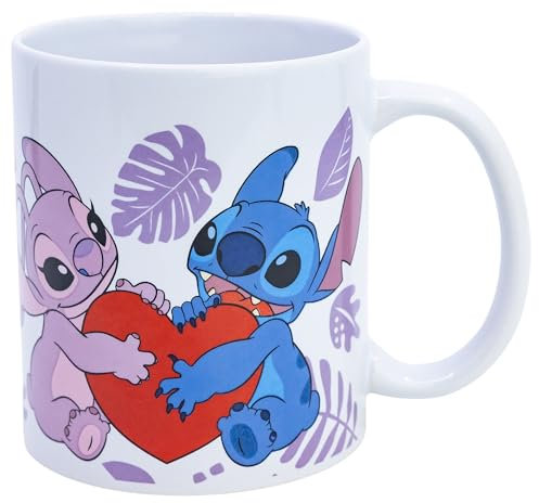 Stitch, tazza in ceramica da 325 ml, in confezione regalo
