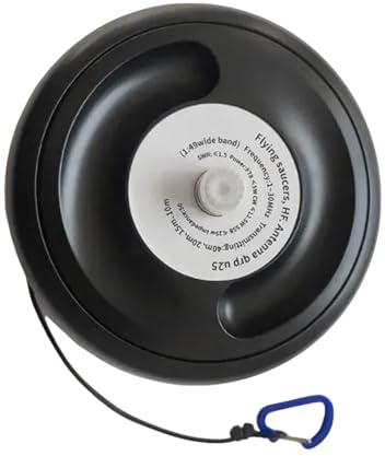 Antena de platillo volador de instalación rápida QRP U25 de baja potencia con anillo de alta frecuencia