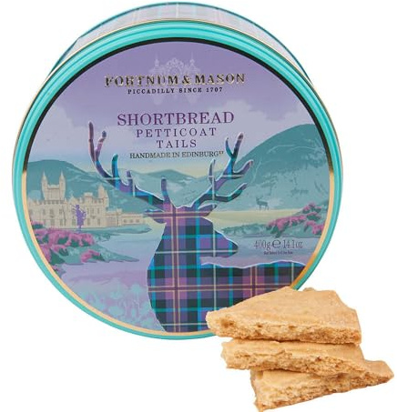 Fortnum and Mason Shortbread Petticoat Tails 400g decorative tin