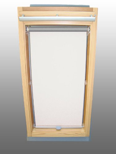 Abdunkelungsrollo Rollo Thermo weiss für Velux DG/RG-EP VL,VG,VX 045 ALU