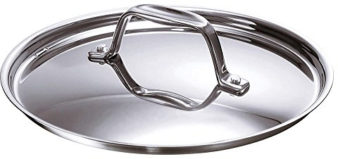 Beka Chef Topfdeckel Edelstahl 18/10 - Ø 20 cm - für Töpfe & Pfannen | Überkochschutz - spülmaschinenfest - Dampfaustritt - ergonomische Nietgriffe - 25 Jahre Garantie