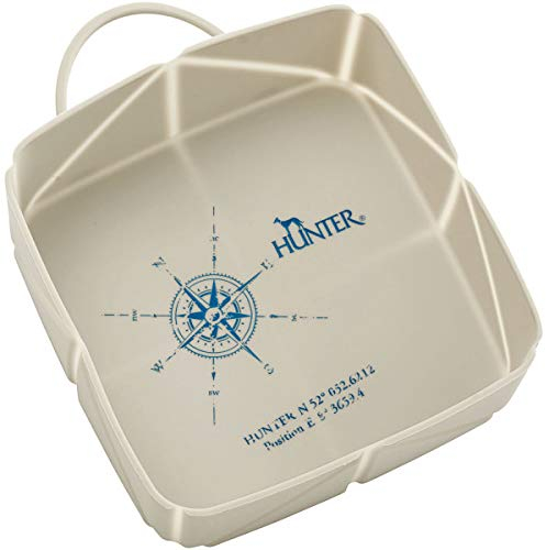 HUNTER LIST Silikon Falt-Reisenapf, 15 x 12 x 5 cm, beige