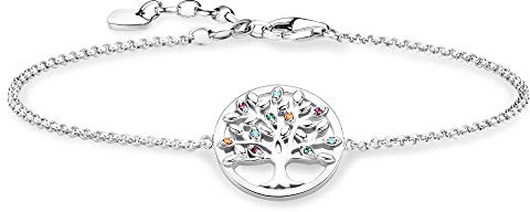 Thomas Sabo Damen Armband Tree Of Love 925er Sterling Silber A1868-477-7-L19V