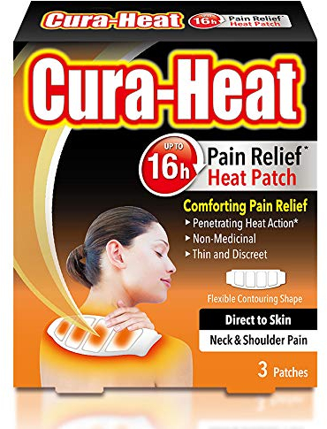 Cura-Heat Neck and Shoulder Pain Direct-to-Skin 3 patches