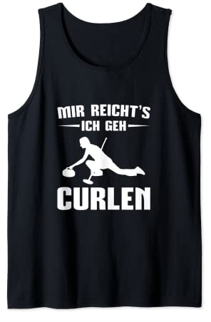 Herren Curlen Wintersport Eisstock Curling Tank Top