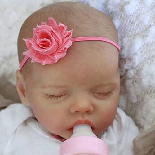 BABESIDE Bambole Reborn Femmine - 17 Pollici Realistiche Bambola Bambina, Realizzate a Mano, in Tessuto Morbido - Reborn Femmina Originale,come un Bambino che Dorme