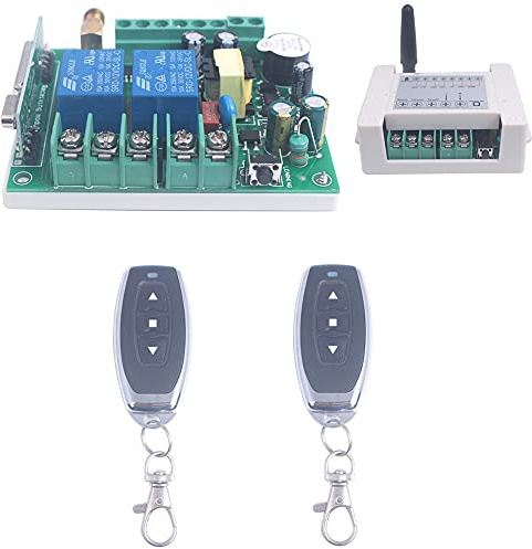 AC 85V 110V 120V 220V 250V Motore a 2 canali Interruttore remoto avanti e indietro Interruttore remoto del motore Interruttore di controllo remoto Interruttore wireless (2* Controller)