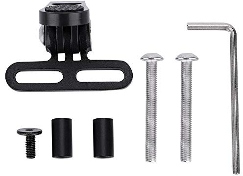 Yosoo Health Gear Fahrradlicht-Halterung aus Aluminiumlegierung für Frontlicht oder Sportkamera, Fahrradteil-Verlängerungsständer für Faltrad-Scheinwerfer, Metall-Halterung für