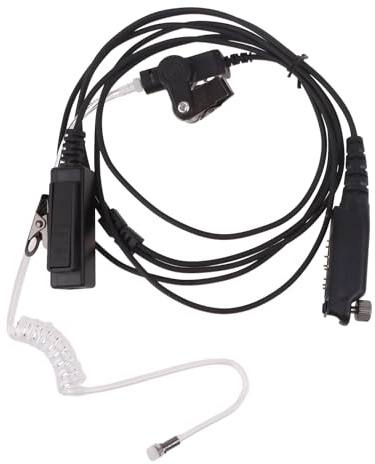 Pjeghbvop WalkieTalkie With Finger PTT Mic Headset Accessories Earpiece For Sepura Radio STP8035 STP8038 SC21 STP8000 STP8030