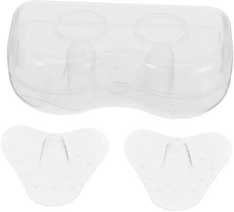 SAFIGLE Soft Stillhütchen Dreieckig Transparent Für Flache Oder Innen Gewölbte Diskreter Stillschutz Für Neugeborene Und Stillende Mütter