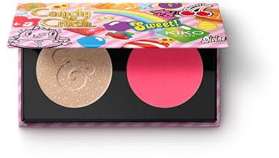 KIKO Milano Candy Crush™ Mega Blush & Highlighter Duo 02, Face Palette With Blush And Highlighter