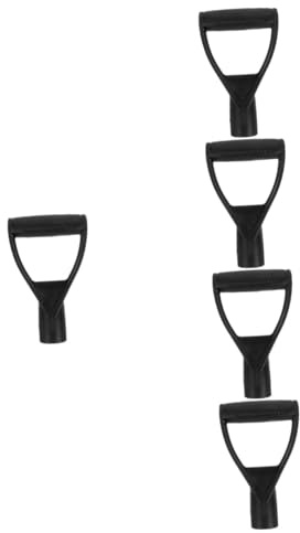 Milisten 5 Pièces Manche de Remplacement Plastique D pour Bêche et Fourche Poignée Ergonomique et Durable Installation Simple et Conception Optimisée pour Confort Maximal