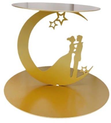 QUXVUIS Bellissimo separatore per alzata per torte, per eleganti esposizioni a matrimoni, compleanni, anniversari e altre occasioni speciali. Separatore per alzata per torte, supporto in