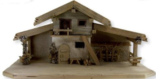 Stall, Krippenstall, B 58cm, T 30cm, H 28cm