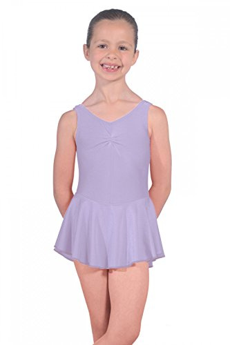 Roch Valley Istdj Lycra Leotard With Skirt Istdj - Body in lycra con gonna Bambine e ragazze