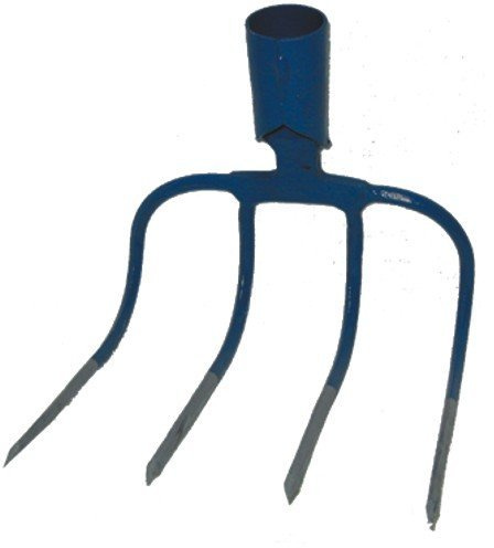 Forca Papillon Letame 4 Denti Curvi Giardinaggio Attrezzi