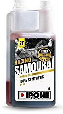 Huile IPONE 2 Temps Samouraï - 1 Litre Dirt bike Pit bike Mini moto