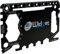 Multi Purpose Survival Pocket Tool - 43 in 1 - Credit Card Wallet Size Multitool (Black)