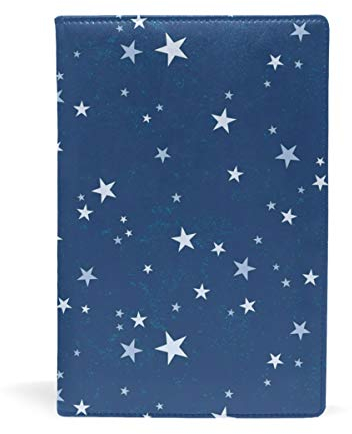 EZIOLY dehnbarer Buchumschlag mit Weihnachtsgurten, passend für die meisten Hardcover-Lehrbücher bis 22,6 x 14,5 cm, klebstofffreier Stoff für Schulbücher Einfach anzubringen. Wash & Re-Use