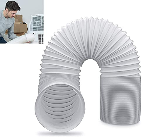 Tuyau Climatiseur Mobile Allongé,Diamètre 15cm Longueur de 1,5M, Tuyau D'évacuation D'air En Pvc Flexible Tube De Ventilation, Pour Climatisation, Déshumidificateur，Sèche-linge