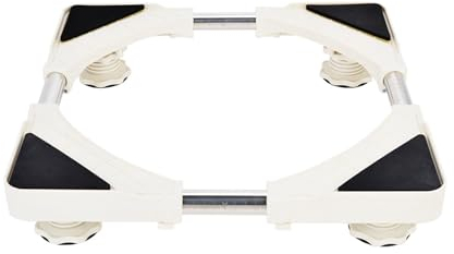 Support de Machine à Laver Base Socle avec 8 Pieds Charge 300 kg base Réglable Multifonction pour Machine à laver Sèche-linge Frigo (Réglable: 47-70 cm) (Hauteur:7-9cm)