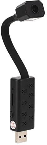 Yosoo Health Gear Mini Night Vision Camera, USB Camera Motion Detection Mini WiFi Wireless Camera Surveillance Camera Home Security Remote Viewing Camera for Indoor 5V 2A 4K Resolution