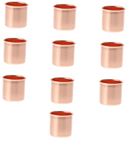 TOPBATHY 10pcs Metal Candle Holders for Dinner Decor Elegant Candle Cups for Weddings Parties and Home Decoration for and Romantic Ambiance