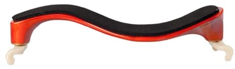 Geigen ZubehöR Verstellbare Schulterstütze für Bratsche mit Stoff, 15'' 16'' Schulterstütze aus geflammtem Ahorn und 3/4 4/4 Schulterstützenpolster für Violine (Color : 3/4 4/4)