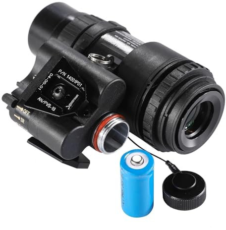 Nachtsichtfernglas für Erwachsene, am Kopf montiertes Infrarot-Nachtsichtgerät für den Außenbereich, Monokularhelm, NVG-Zielfernrohr, 1-fach Infrarot, digitales Camping, PVS-18 für Jagd und Camping